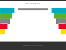 Tablet Screenshot of electroenergy.com